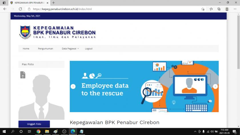 Pengisian Database Kepegawaian PENABUR Cirebon